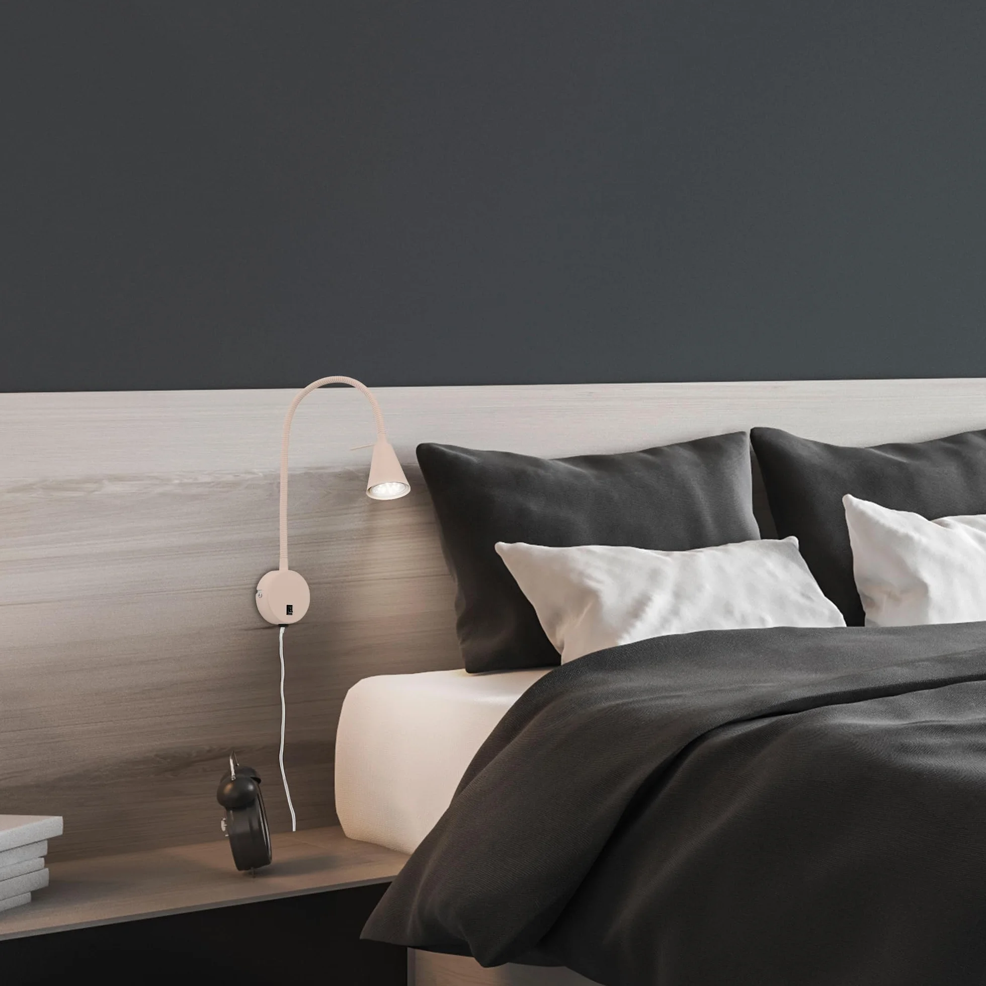 BRILONER Lampa do czytania LED GU10 4,7 W 400 lm ciepłe białe światło kinkiet wewnętrzny