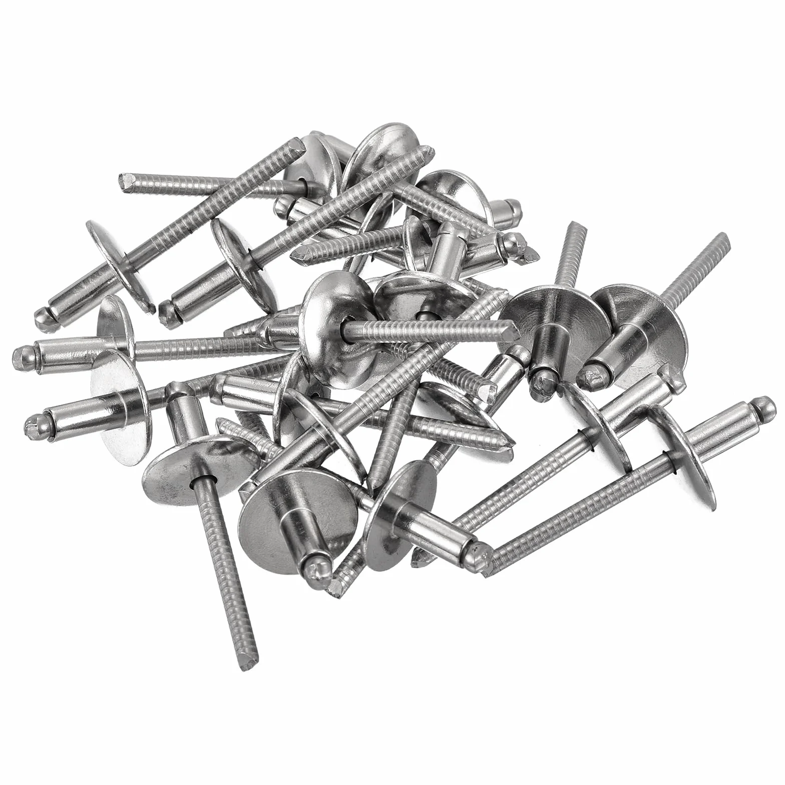 QUARKZMAN 25 szt. 3/16" x 3/8" 304 stal szlachetna nity zrywalne duży kołnierz