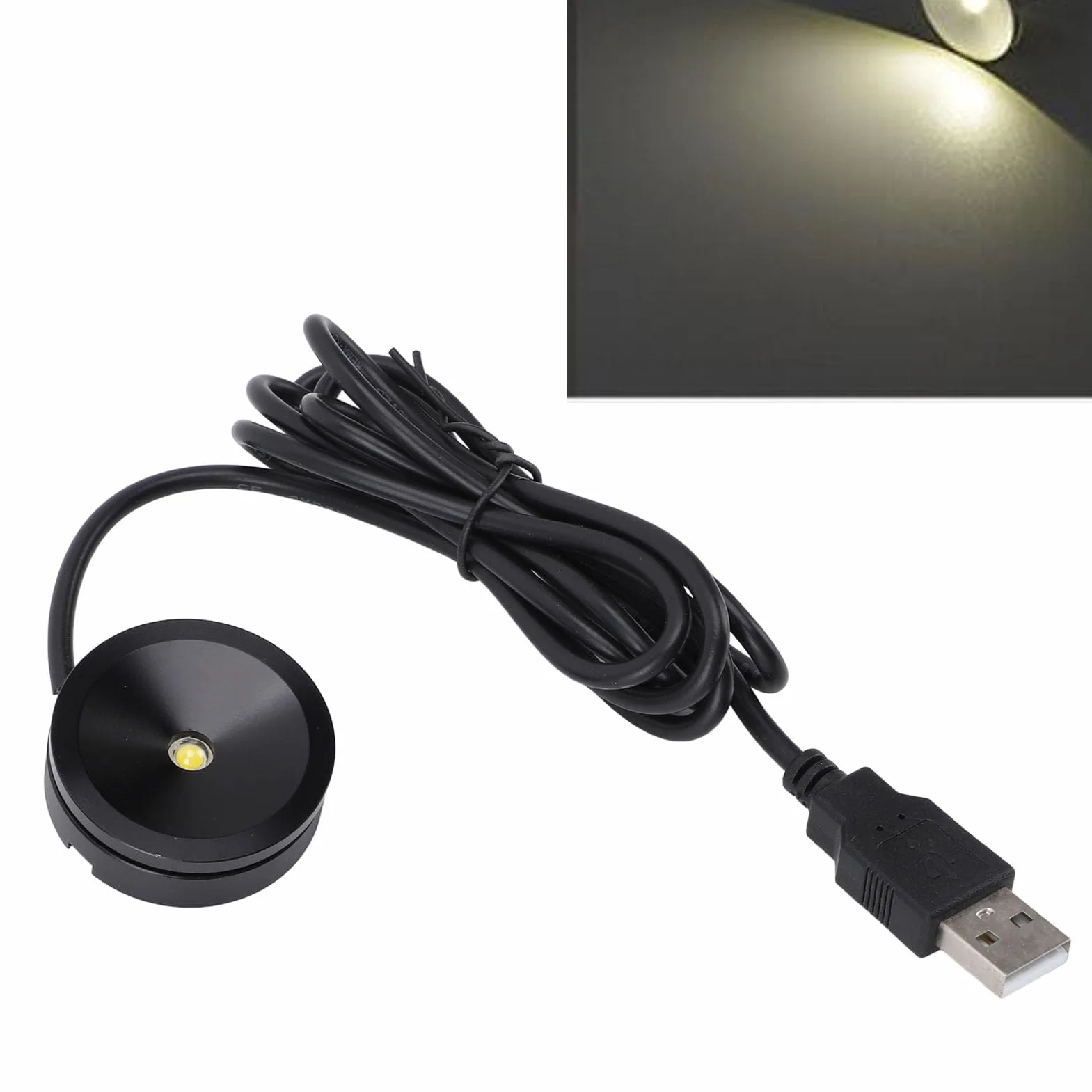2 szt. Reflektory LED, Oświetlenie Obrazów Zasilane Przez USB o Długości 4,3 Stopy, Oświetlenie Wystawowe na biżuterię, Oświetlenie Obrazów w Pomieszczeniach, Oświetlenie