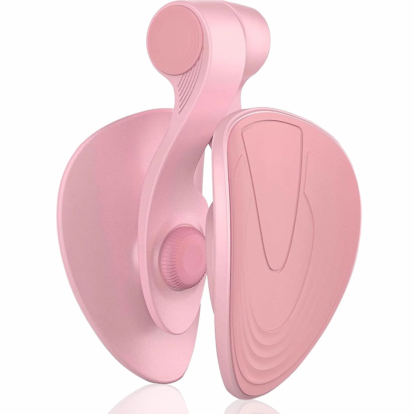 LeapBeast Hip Trainer trener mięśni dna miednicy, przyrząd treningowy do kobiecych pośladków, korekcji pośladków, ramion, nóg, klatki piersiowej, trenażer ramion i nóg (grubość 7 kg, różowy)