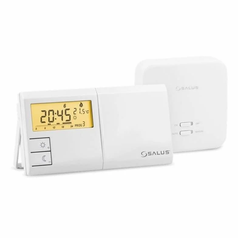Salus 091FLRFv2 radiowy termostat pokojowy cyfrowy z programem tygodniowym 154x30x80 mm
