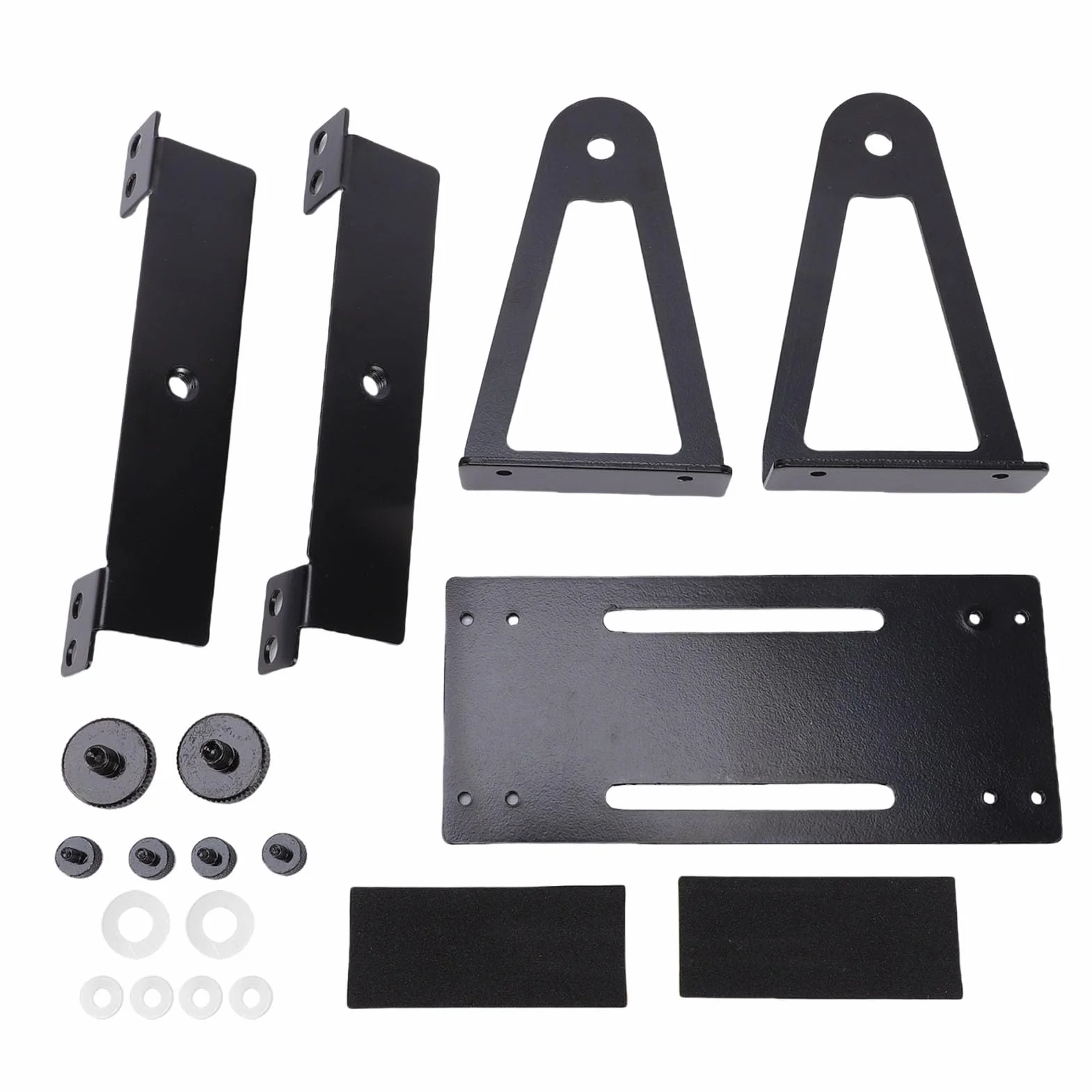 Uchwyt Wentylatora Komputera PC ze Stopu Aluminium 120 mm 140 mm Obrotowy Uniwersalny Wspornik DIY (BLACK)