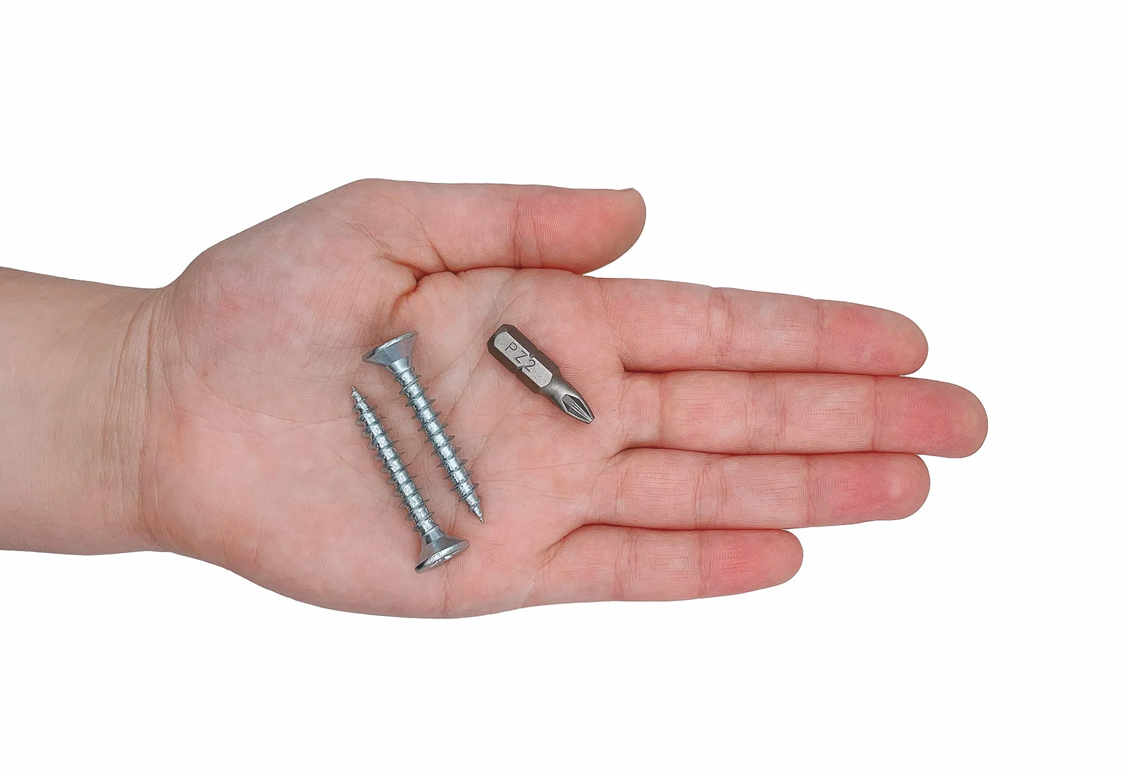 Śruby do drewna ocynkowane 6,0 x 40 mm Pozi-Drive wpuszczane 50 sztuk