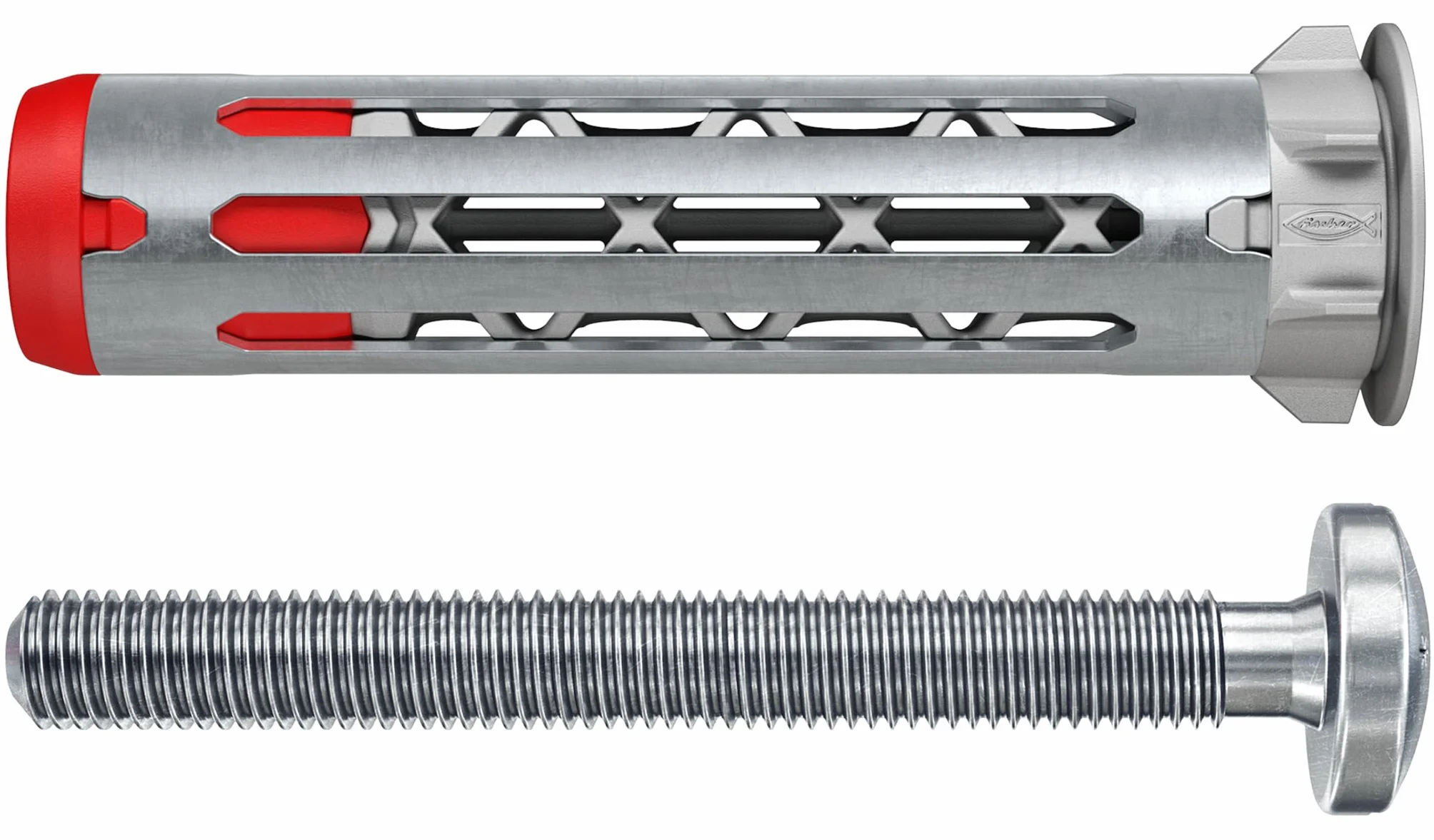 fischer Kołek rozporowy DuoHM 5 x 55 S PZ, kołki z metryczną śrubą panhead i napędem PZ, 25 sztuk