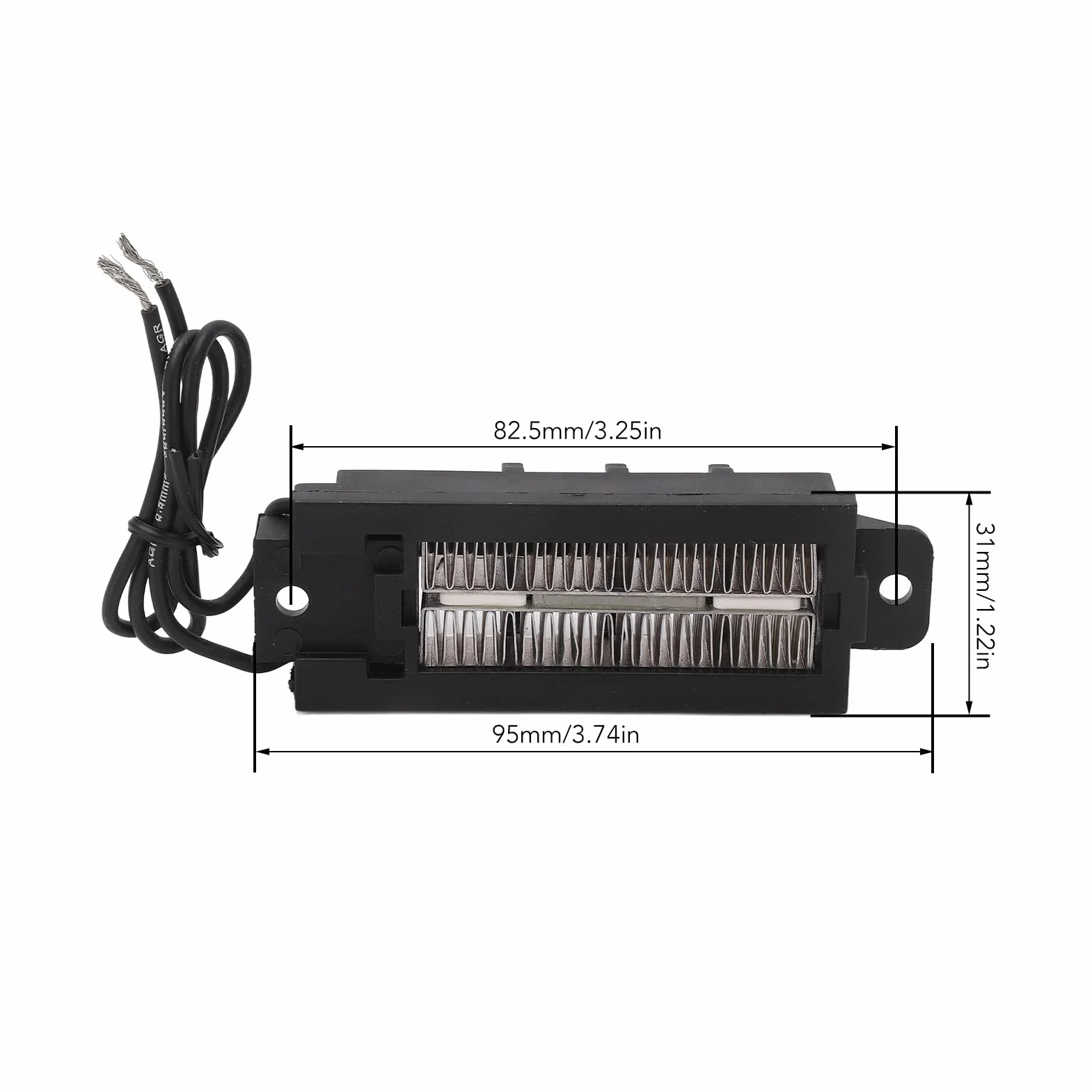PTC Element Grzejny 24V 100W Płyta Grzewcza ze Stojakiem Podgrzewacz do Żywności Automatyczny