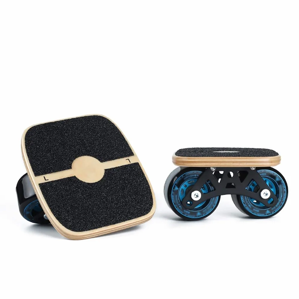 Deskorolka 8 Layer Maple Deck Freeline Drift Skates z wysokim odbiciem koła PU, łyżwy Drift Skate Pro Łyżwy, (Freeline Dripates) Stop Bracke (Color : Blue)