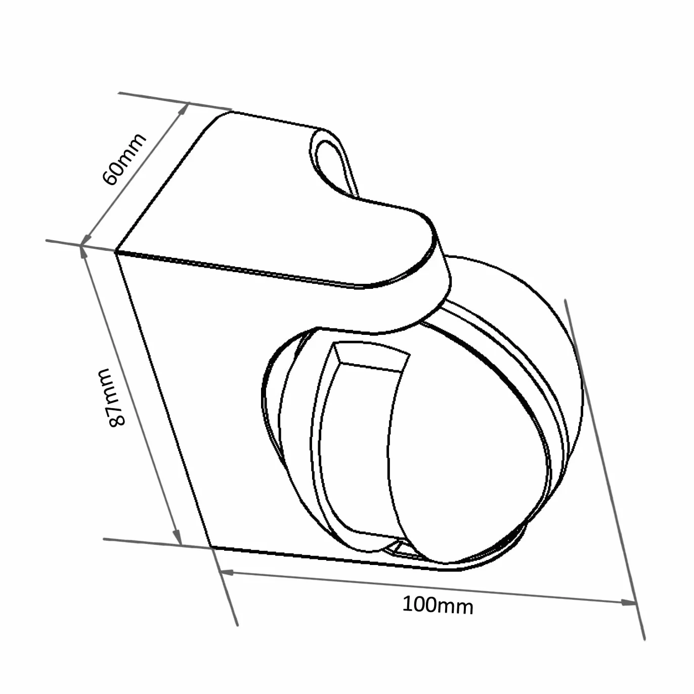 Maclean MCE358 czujnik ruchu PIR 180° IP44 12 m 300/1200 W biały