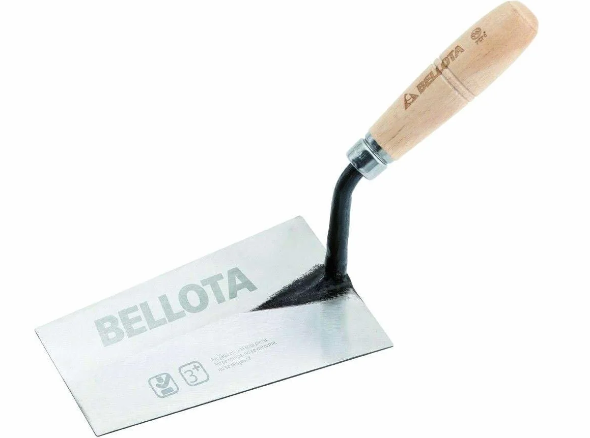 Bellota 5844-A kuta hiszpańska kielnia północna z uchwytem z drewna bukowego 160 x 115 x 320 mm