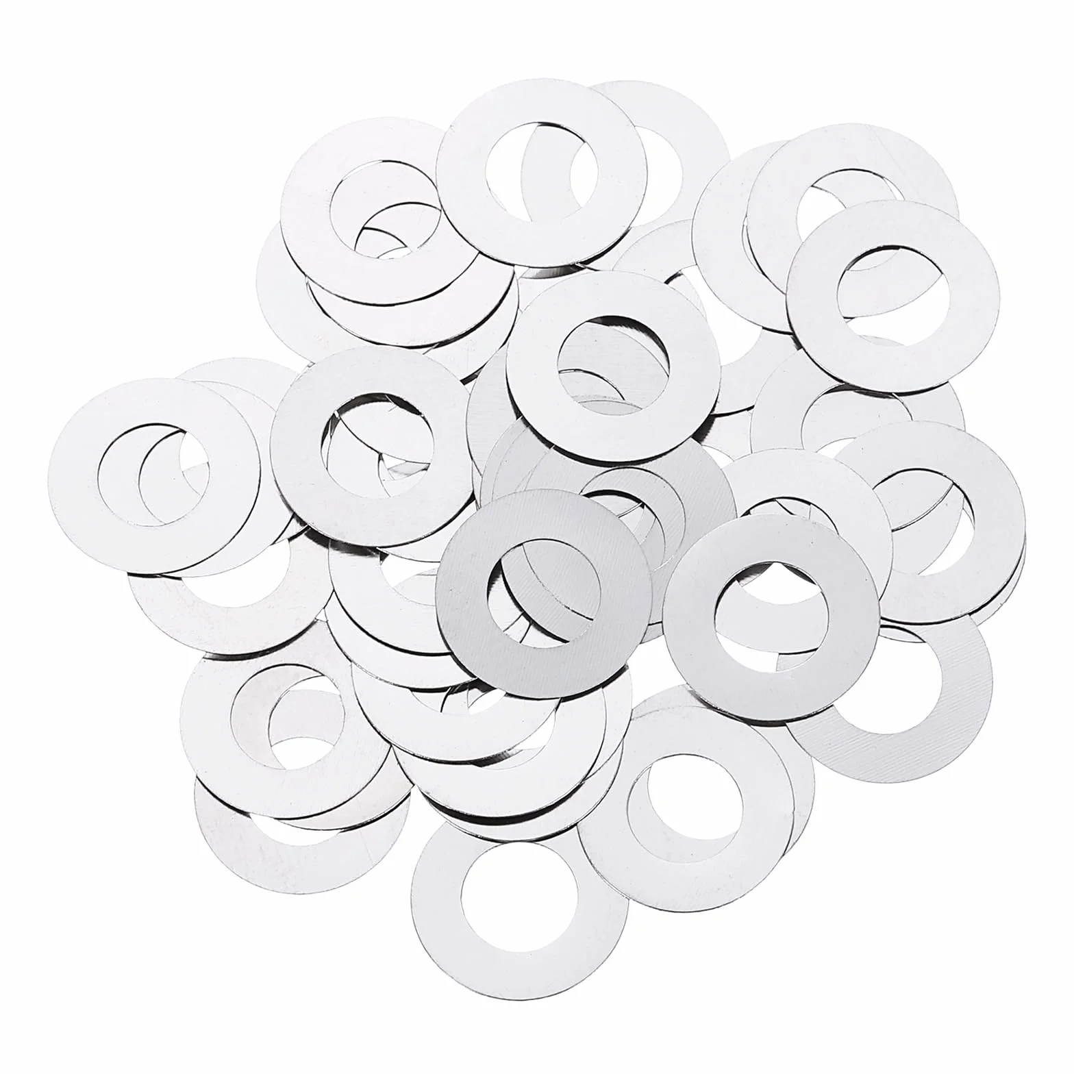 Podkładki płaskie ze stali nierdzewnej 304 M6 6x12x0,1 mm 50 sztuk