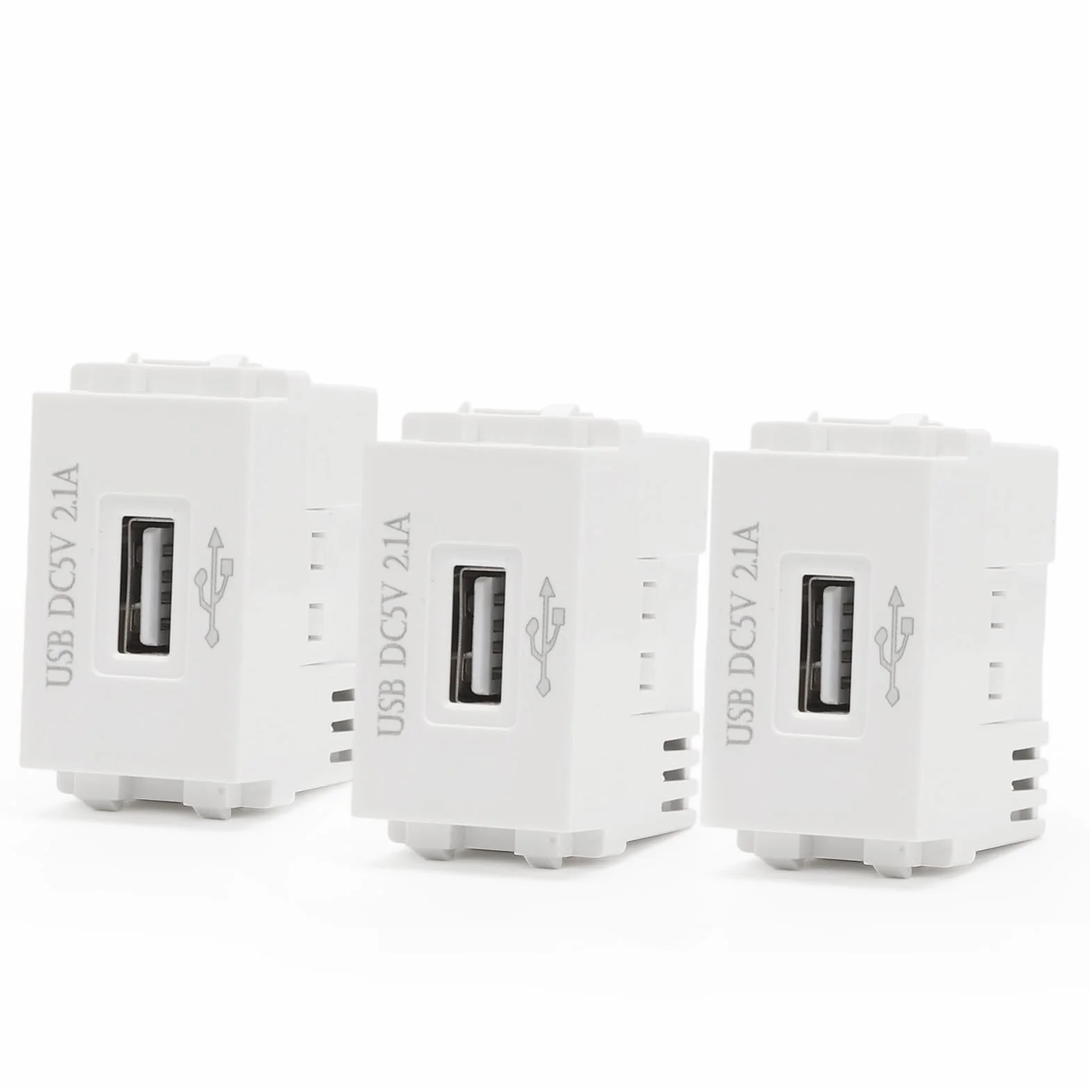 Adapter przełączający USB 220 V 5 V 2,1 A do telefonów i urządzeń USB (3)