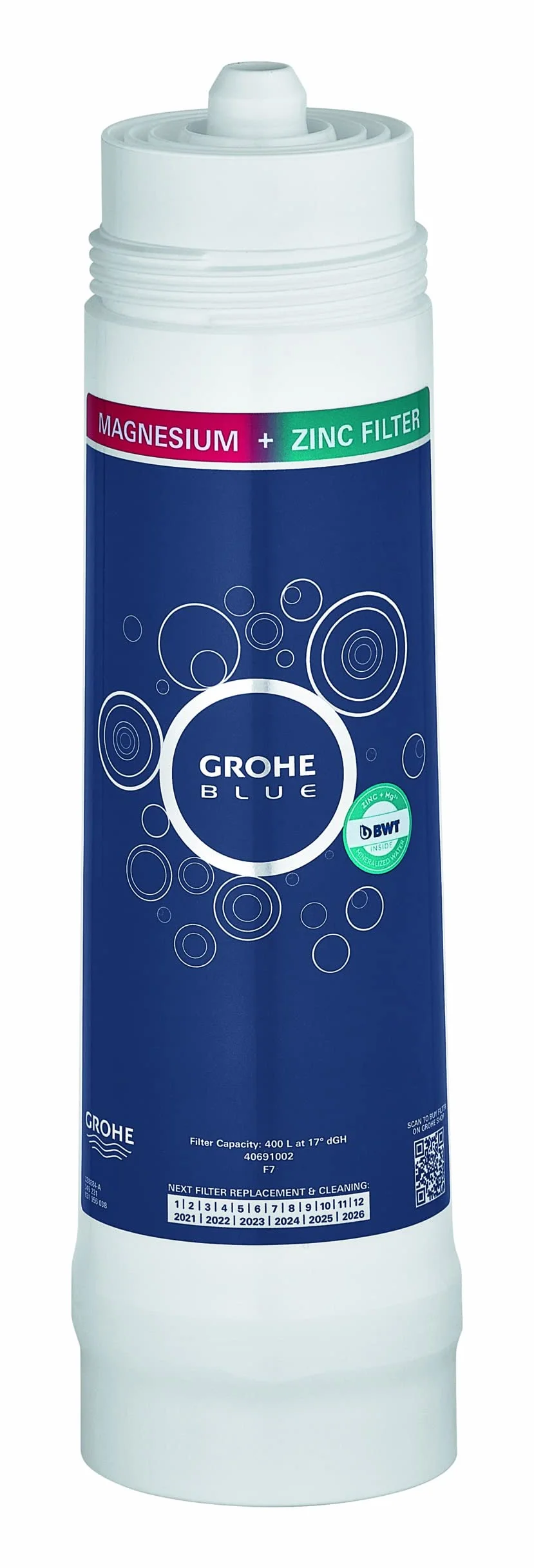 Grohe Filtr Niebieski Biały 315 x 88 mm