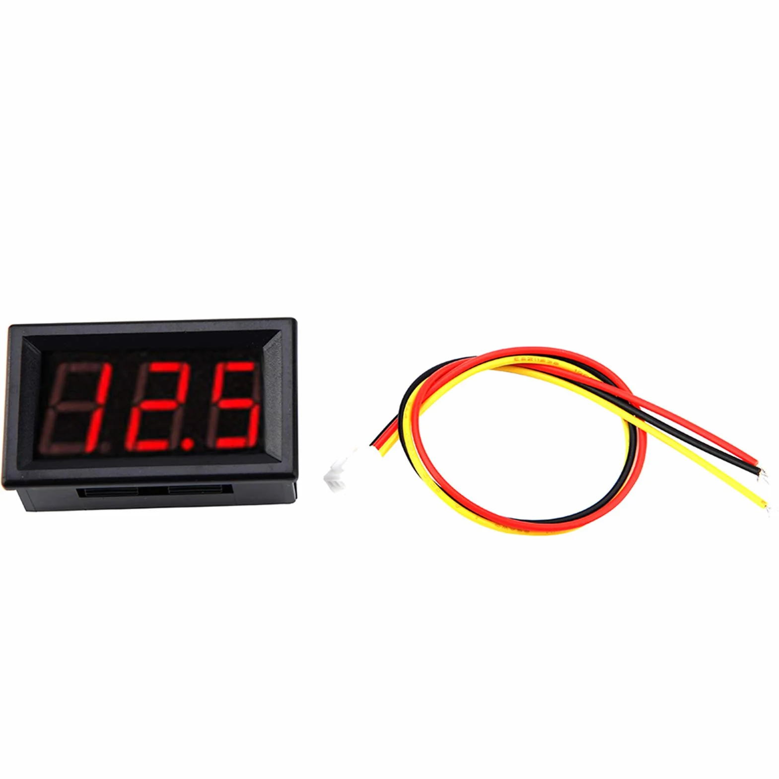 Voltmeter DC 0-100V Mini 0,56" LED Anzeige Digital Volt Panel Meter mit Verpolungsschutz Rot