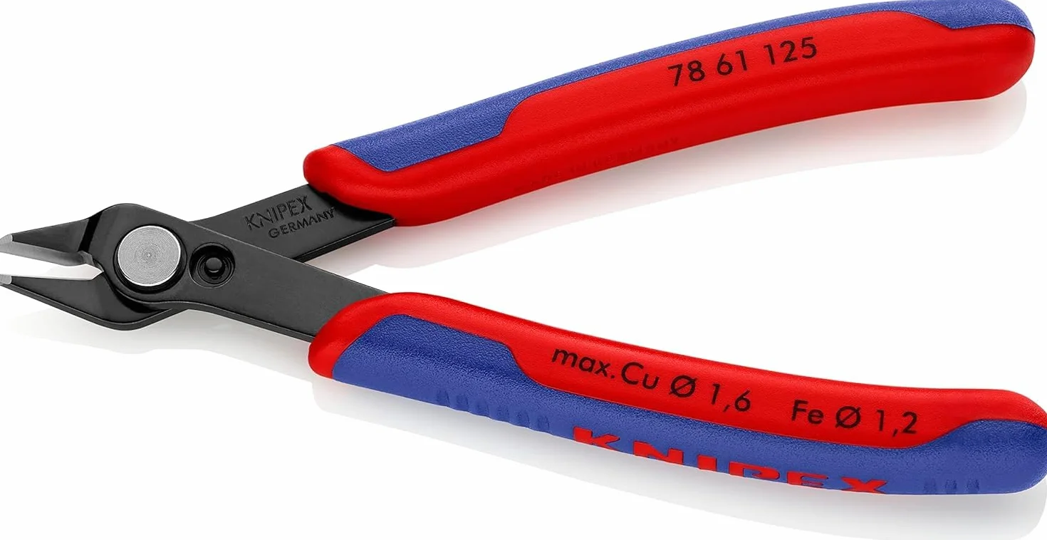 KNIPEX Electronic Super Knips z osłonkami wielokomponentowymi 125 mm