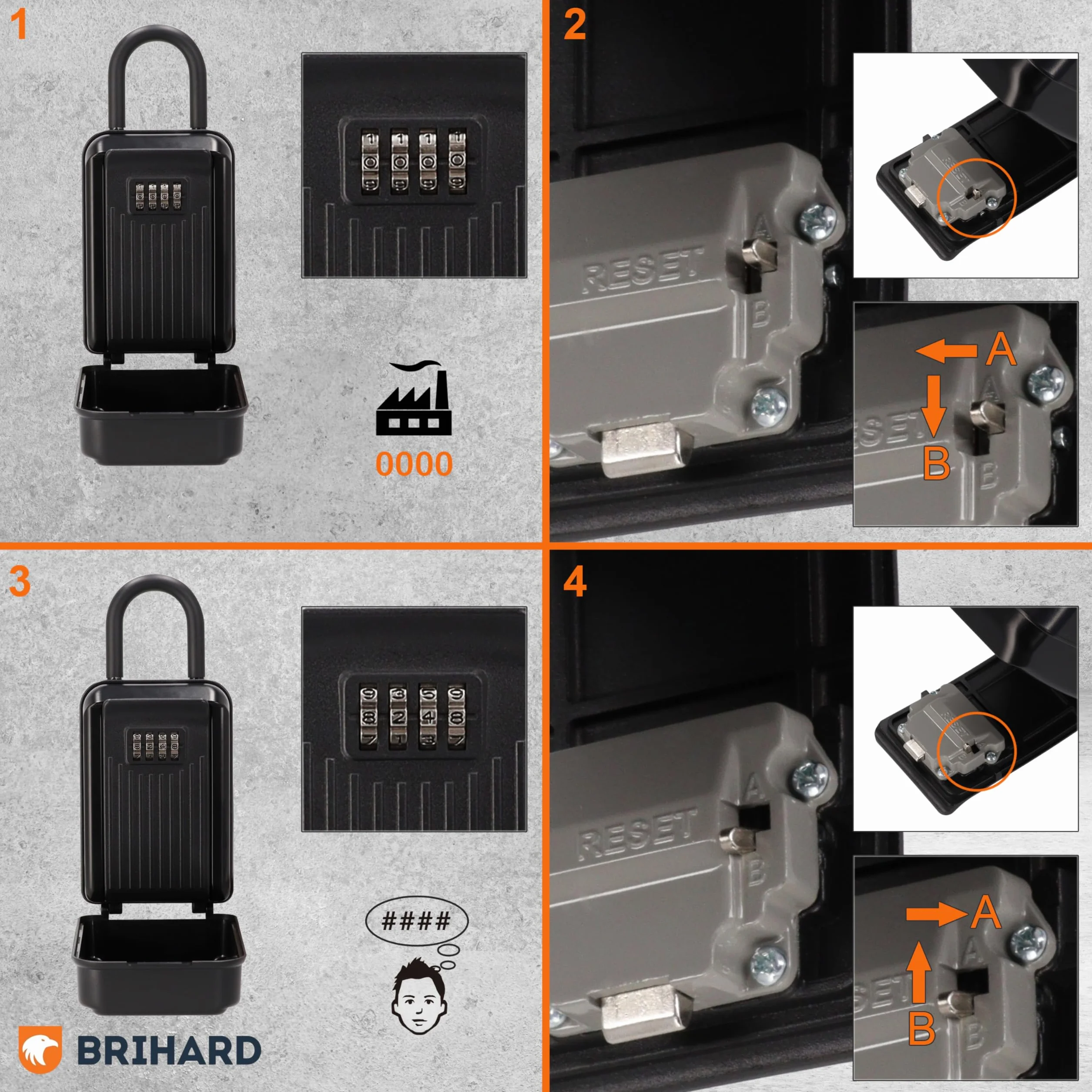 Key Lock Box All Season Shackle XL przenośna skrzynka na klucze zewnętrzny sejf z wodoodporną osłoną zamkiem szyfrowym