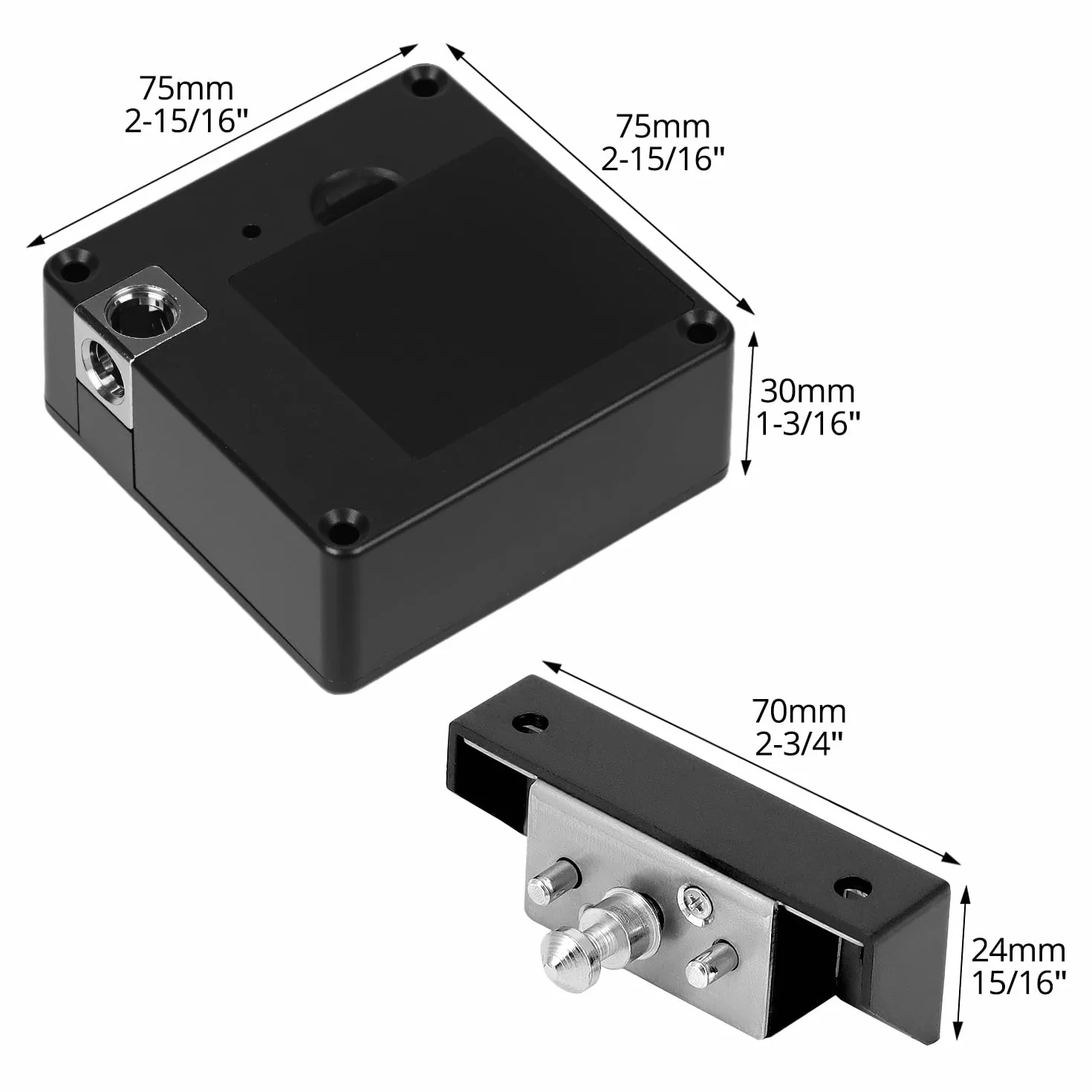 QWORK Inteligentny zamek do szuflady RFID ukryte zamki do szafki