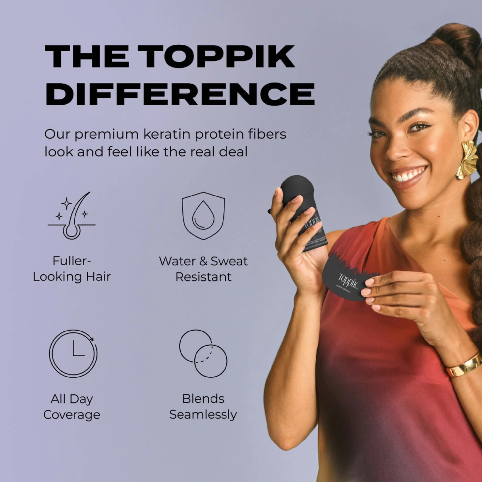 TOPPIK Hair Building Fibers, 3 g