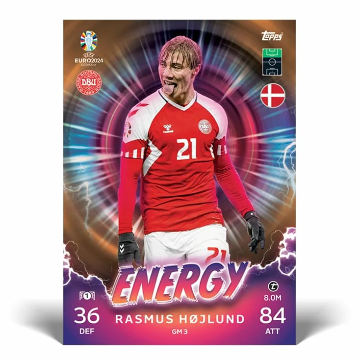 Topps Match Attax Euro 2024 – puszka Booster Tin – Super Strikers – zawiera 28 kart Match Attax EURO 2024 oraz 3 ekskluzywne karty z limitowanej edycji Super Strikers!