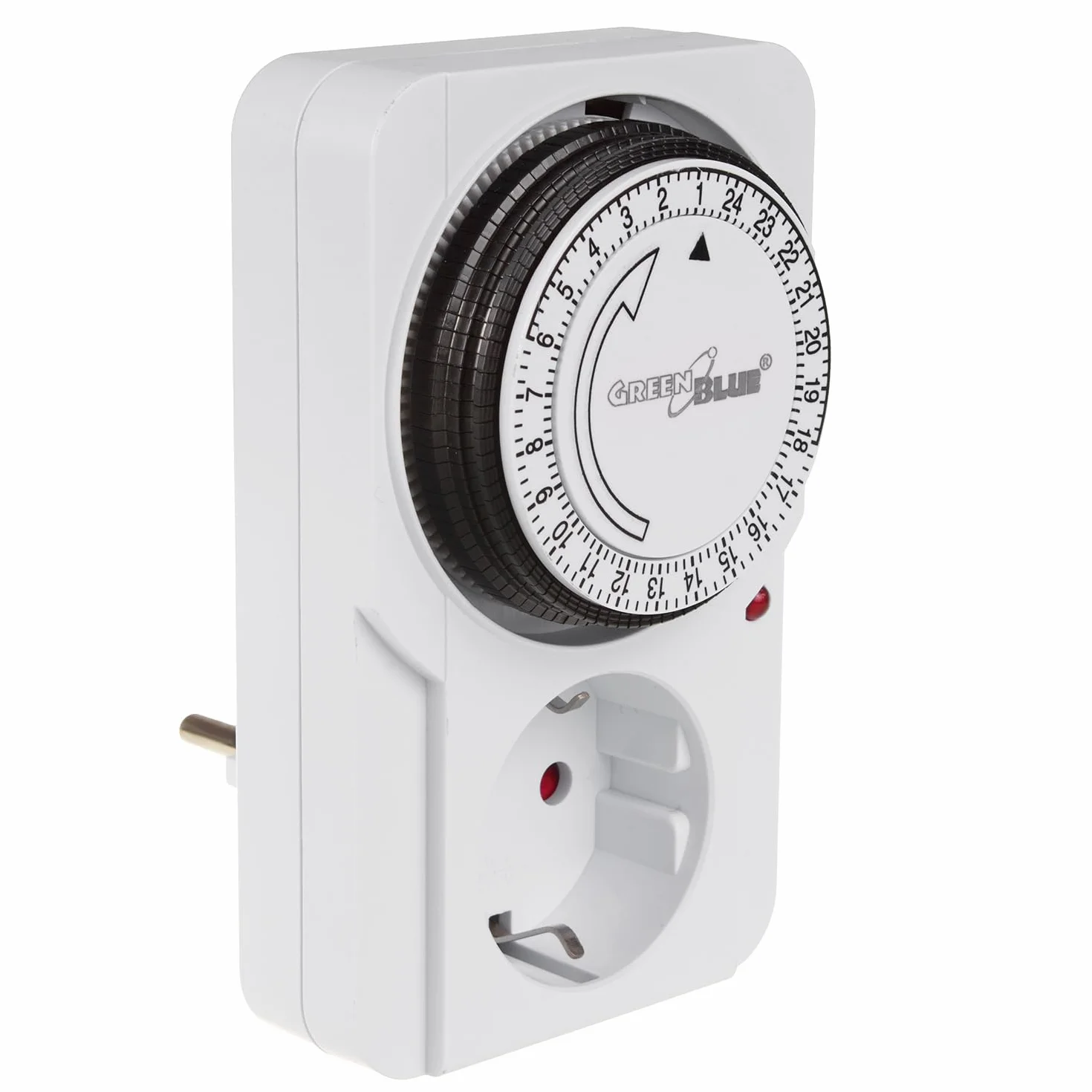 GreenBlue GB360 F Włącznik Czasowy Timer Mechaniczny 48 Programów 16A IP20