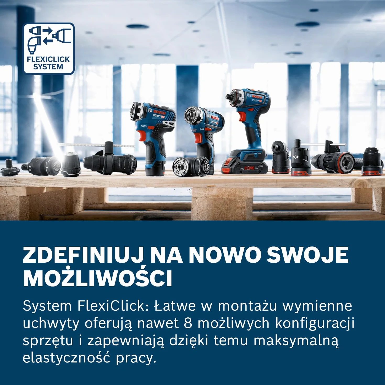 Bosch Professional GSR 12V-35 FC Akumulatorowa Wiertarko-Wkrętarka 12V 3.0Ah FlexiClick L-BOXX