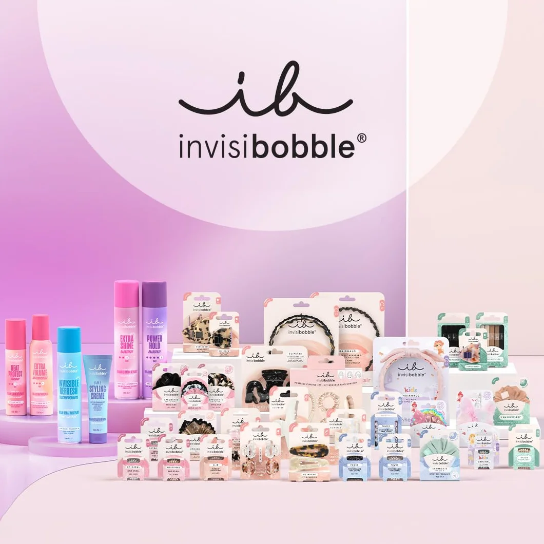 invisibobble Zestaw loków bez heatless curl I lokówka bez wysokiej temperatury antypoślizgowa I aksamitna taśma na noc I lokówka do włosów średniej długości