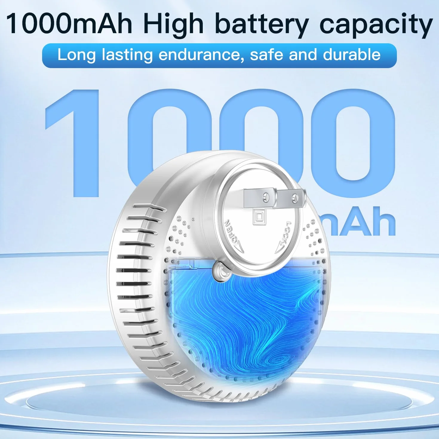 Detektor Gazu Tlenku Węgla 4-w-1 Plug-in z Akumulatorem 1000mAh, Ekran HD 2.1'', CO Monitor, Biały HD13-CG