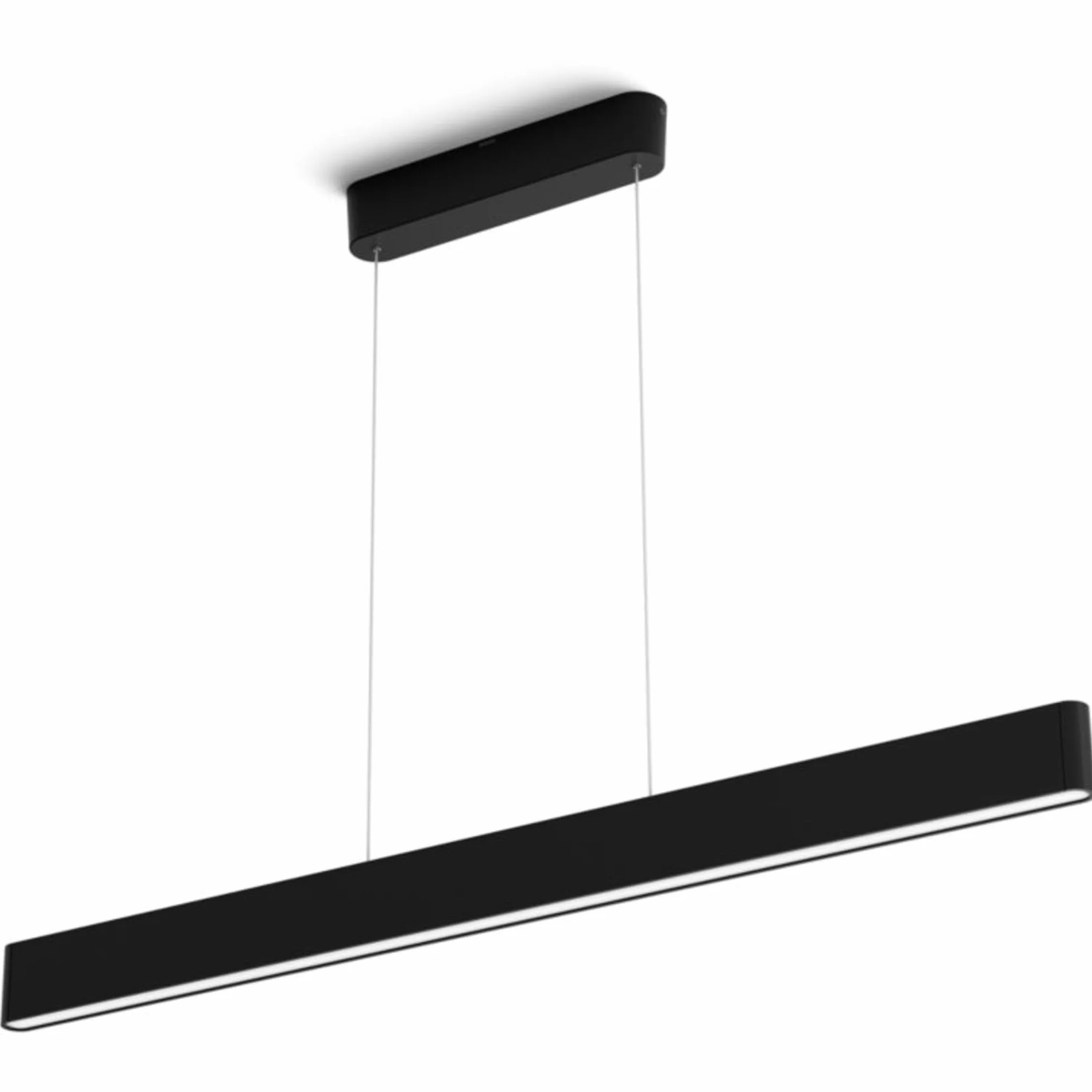 Philips Hue Ensis LED Lampa Wisząca White and Color Ambiance Czarna, Inteligentne Oświetlenie Smart LED z 16 mln Kolorów i Ściemnianiem