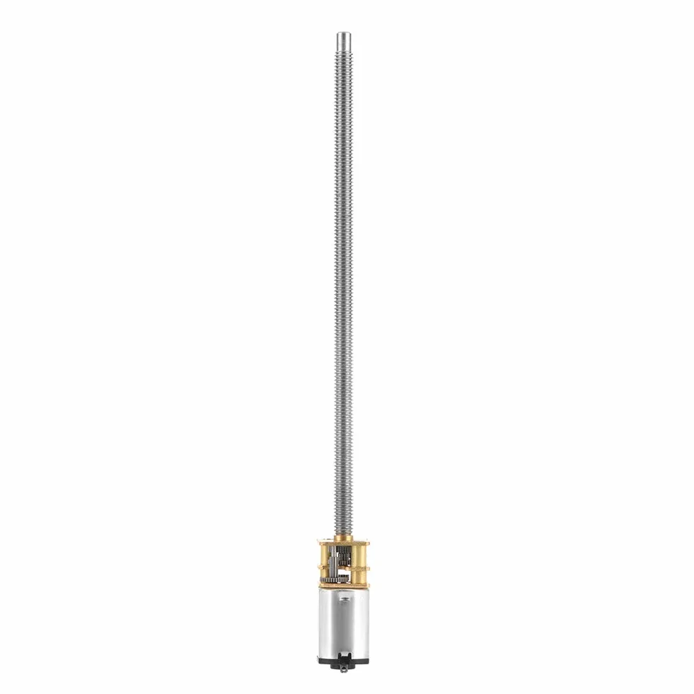 Silnik Redukcyjny DC 6/12V Mikrosilnik Elektryczny 30 RPM z Długim Wałem M4x100mm do RC Pojazdów
