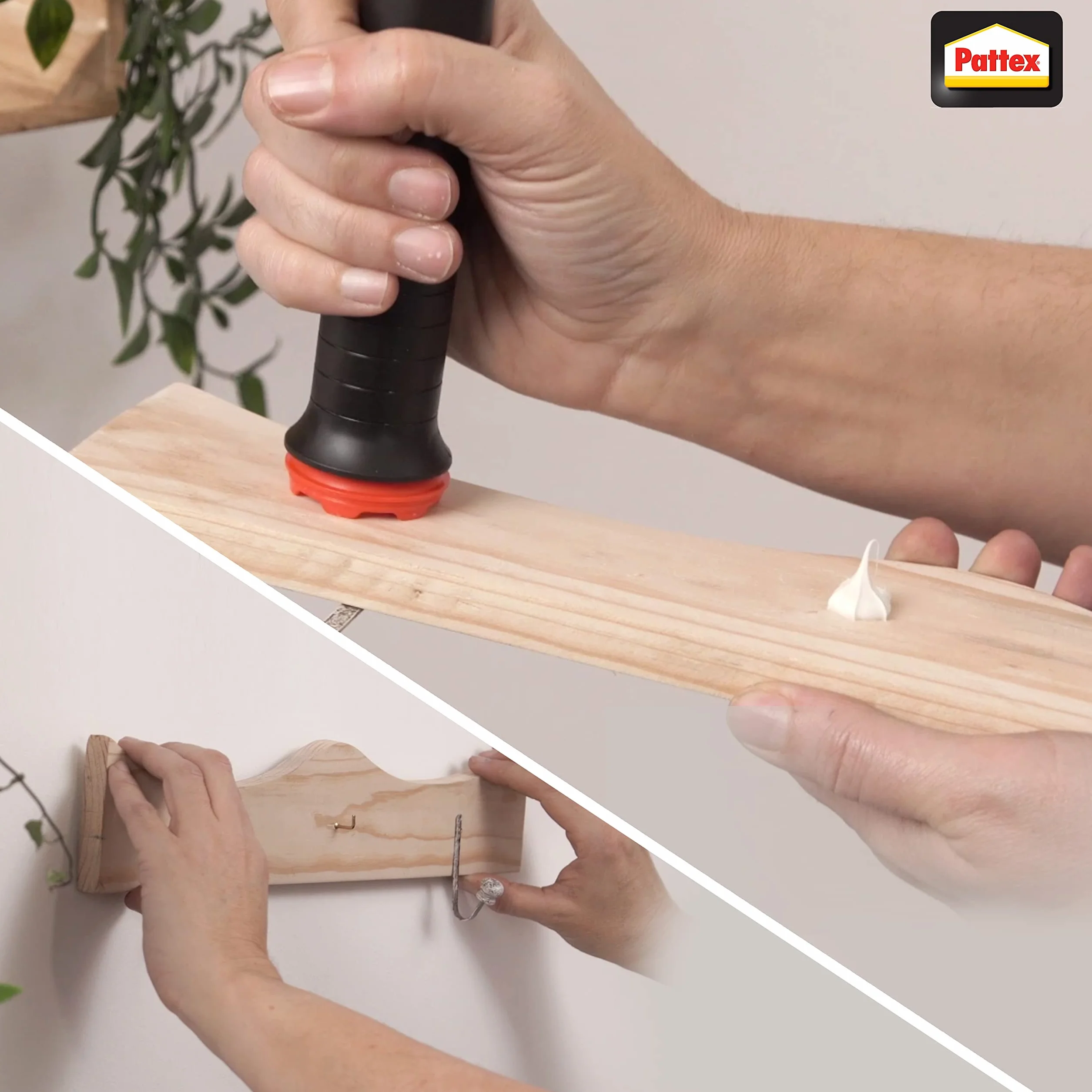 Pattex Klej montażowy Click & Fix, biały, z dozownikiem
