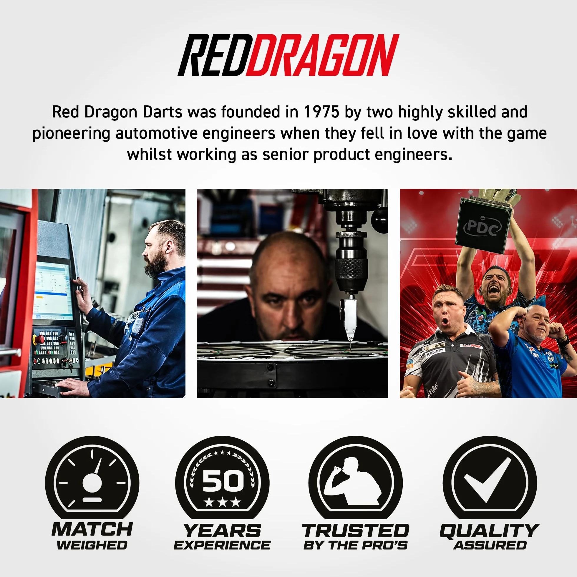 RED DRAGON Javelin Darts-Javelin Original-85% profesjonalny zestaw rzutek wolframowych z lotkami i trzonkami - stalowe końcówki dostępne w rozmiarach 20 g, 21 g, 22 g, 23 g, 24 g, 25 g i 26 g