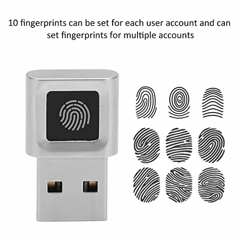 Skaner Linii Papilarnych USB 360° Touch Speedy Matching Security Key Czytnik Odcisków Palców