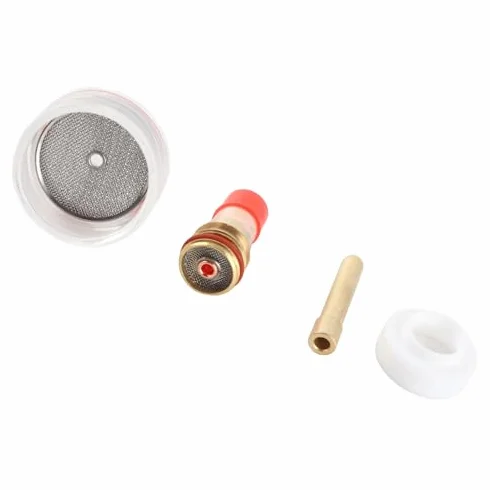 Zestaw palnika spawalniczego TIG WP Torch Gas Lens Collet Body Glass Cup do WP-17/18/26 2,4 mm