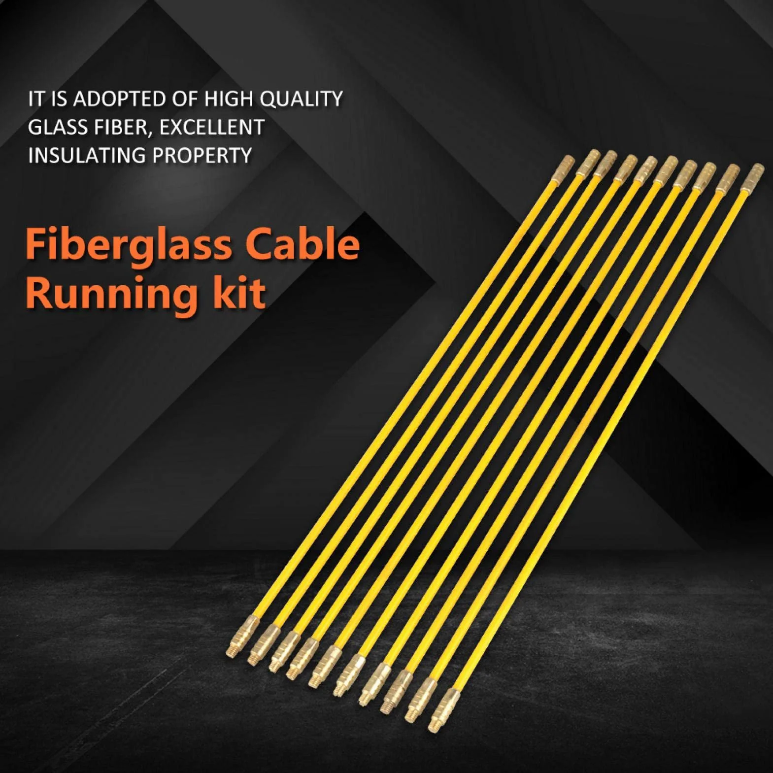 10 Sztuk 4mm Kabel z Włókna Szklanego Zestaw Prętów Kablowych