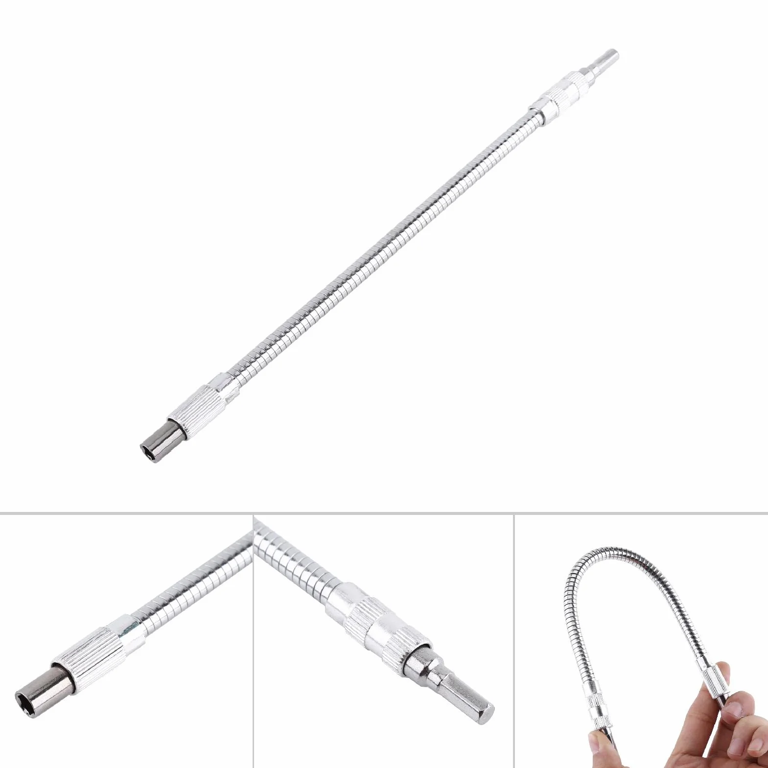 1/4 Zoll Magnetische Verlängerung Flexible Welle Schraubendreher Bit Halter 300mm