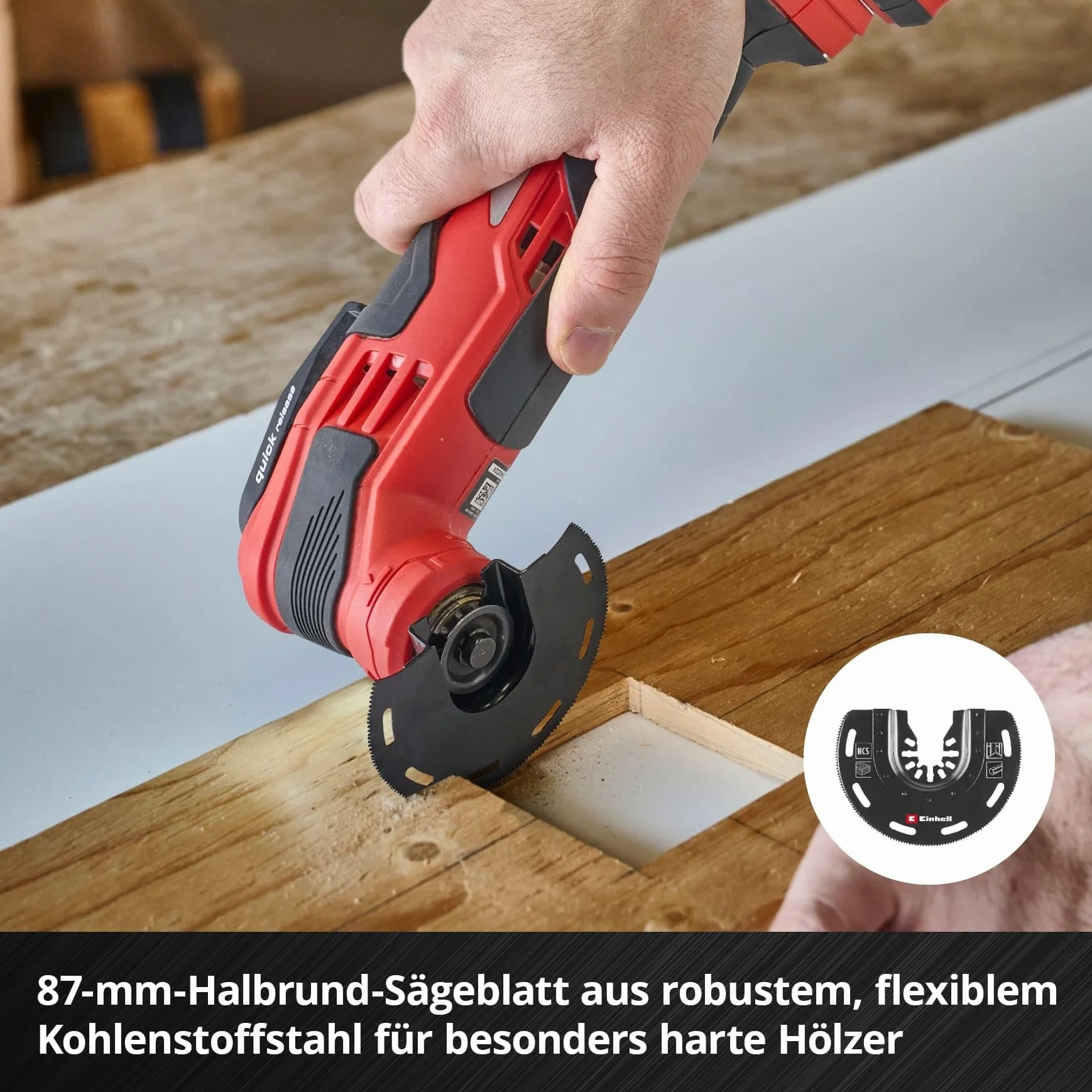 Einhell XL-Plus-CASE 35-częściowy zestaw narzędzi wielofunkcyjnych HCS brzeszczoty