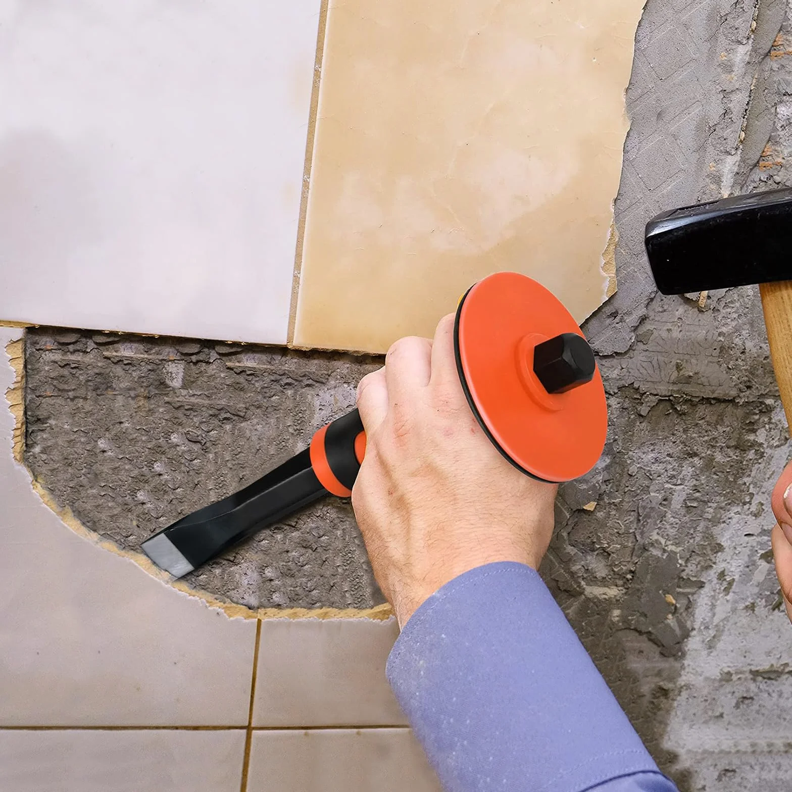 Dłuto na zimno stal węglowa 300x18 mm narzędzie do cięcia metalu