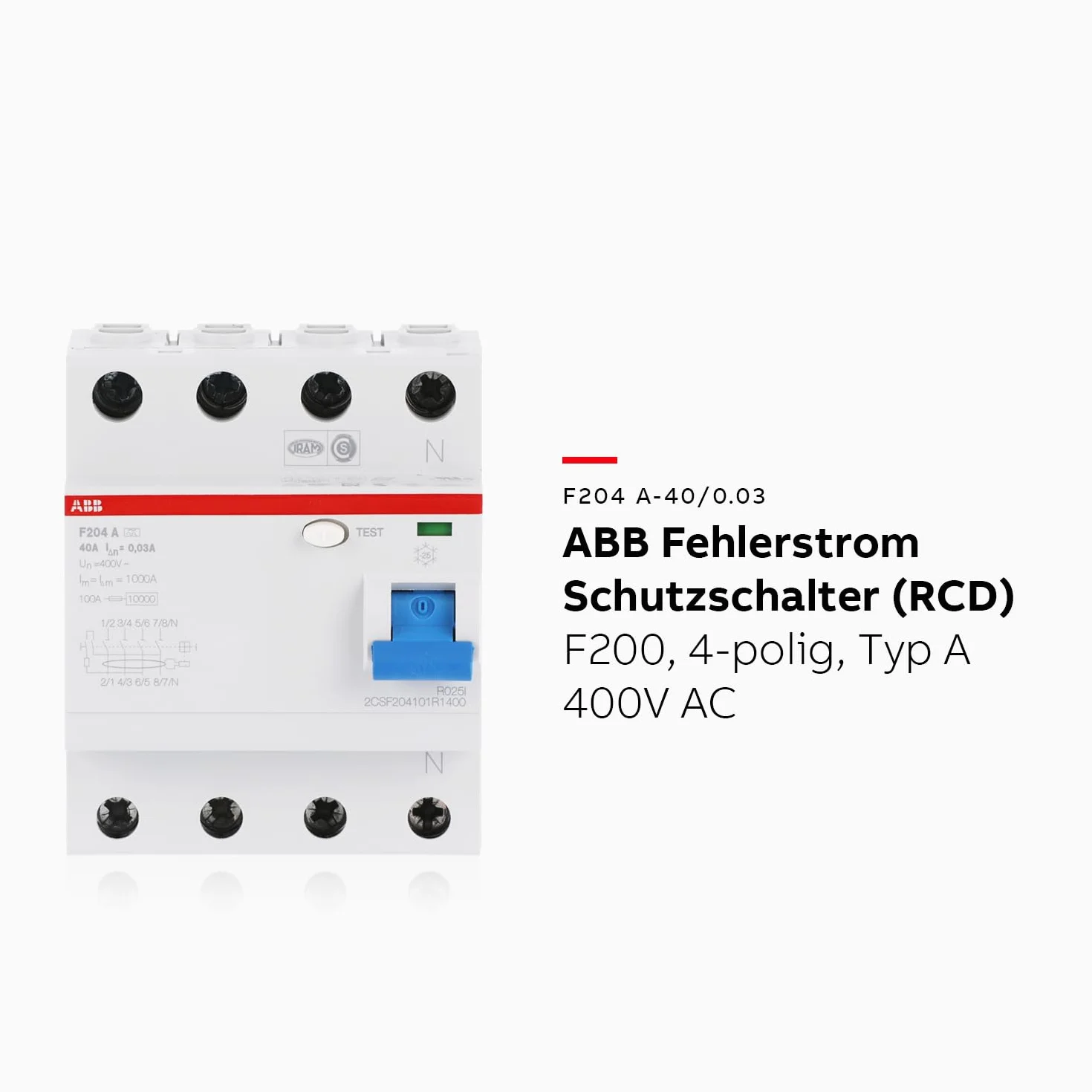 ABB F204A-40 Wyłącznik Ochronny 4-Biegunowy