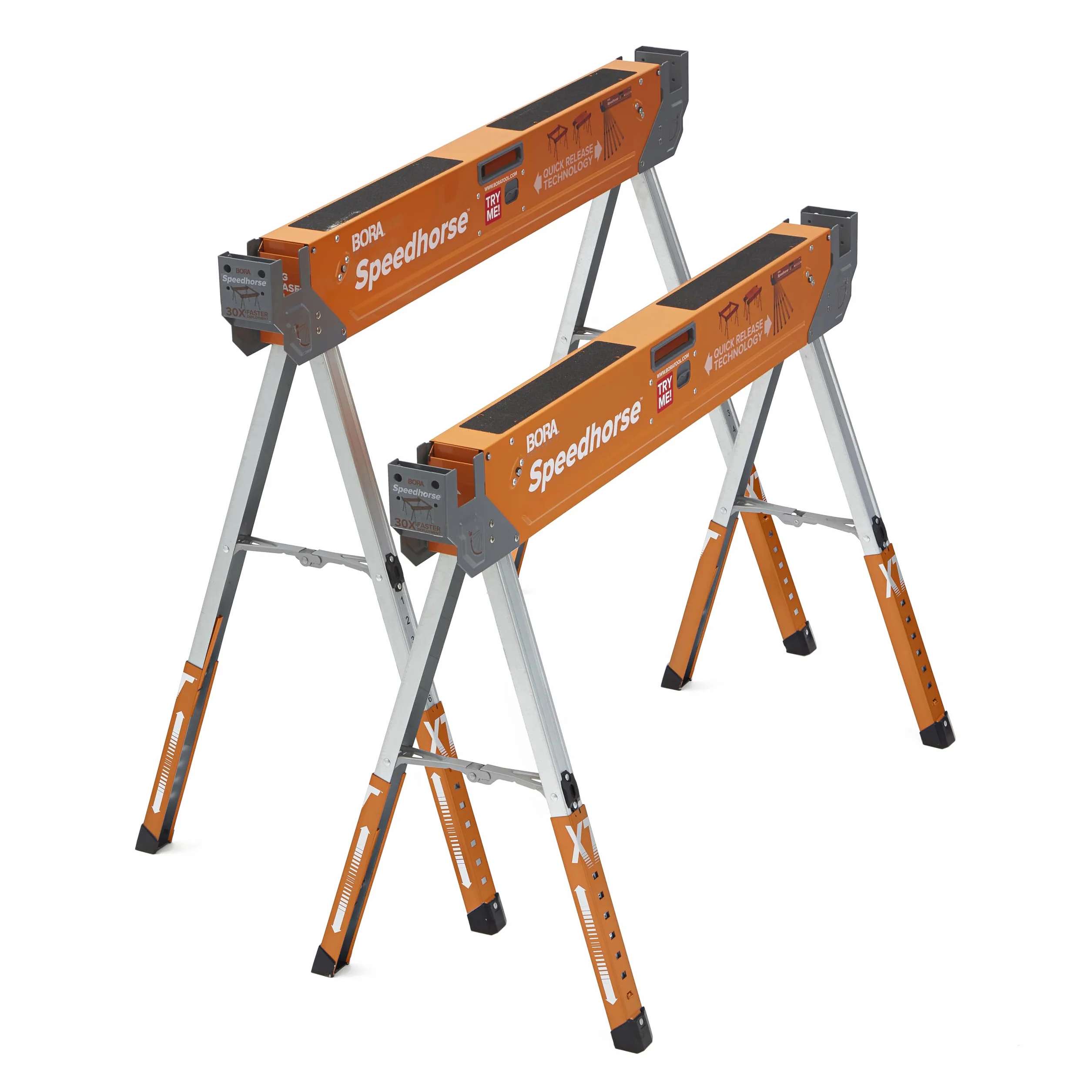 Bora Portamate Speedhorse XT PM-4550T dwa kozły regulowane 75-90 cm metalowy wierzch