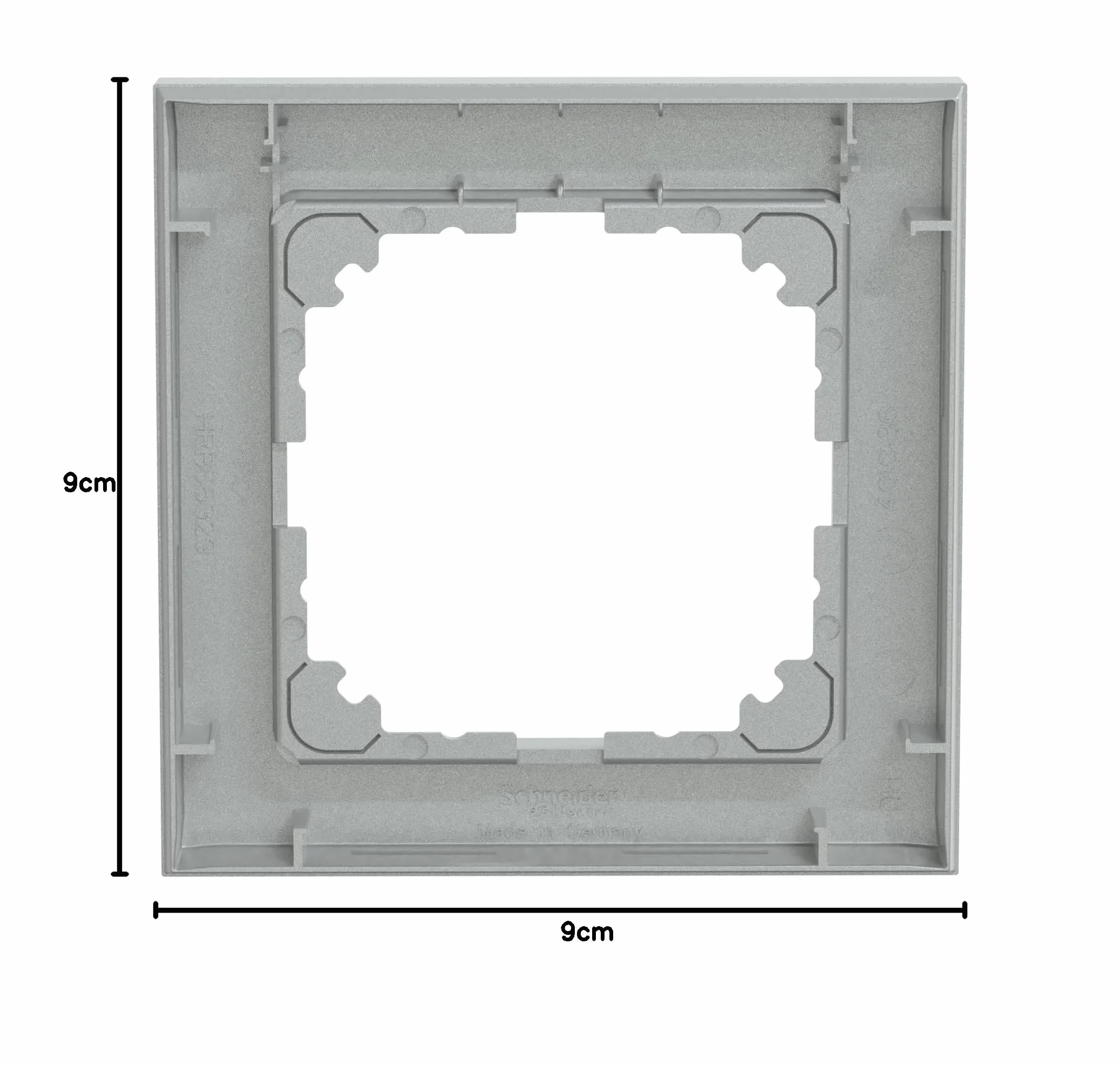 Merten MEG4010-3660 rama M-Pure, pojedyncza, aluminium