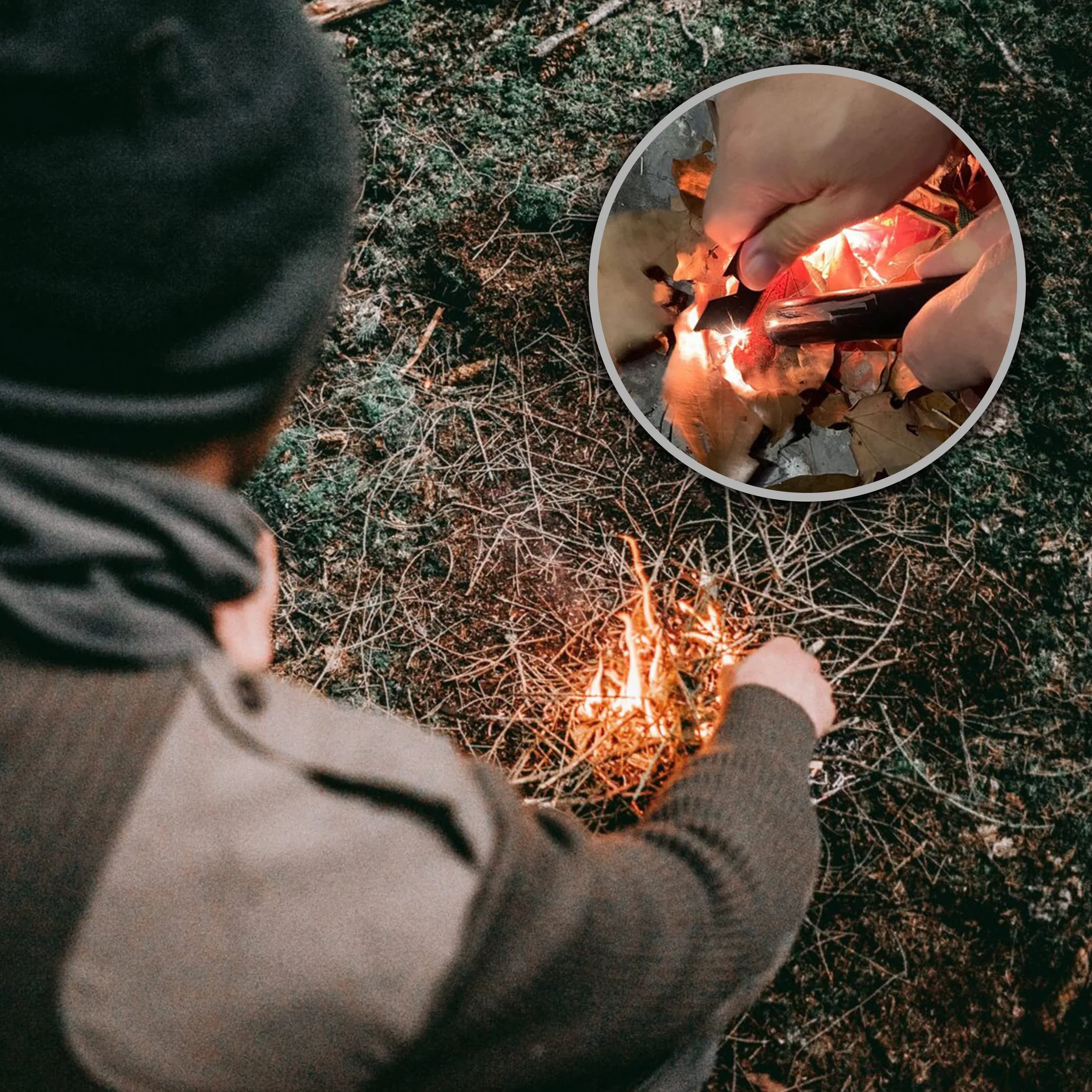 Krzesiwo magnezowe, XXL, w formie pisaka, do 15 000 rozpaleń, 10 cm, idealne do rozpalania ognia podczas polowania, wędkowania, campingu, aktywności na świeżym powietrzu