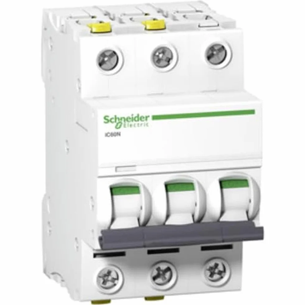 Schneider Electric Wyłącznik Nadprądowy Acti9 iC60N-B20-3 B 20A 3-Biegunowy