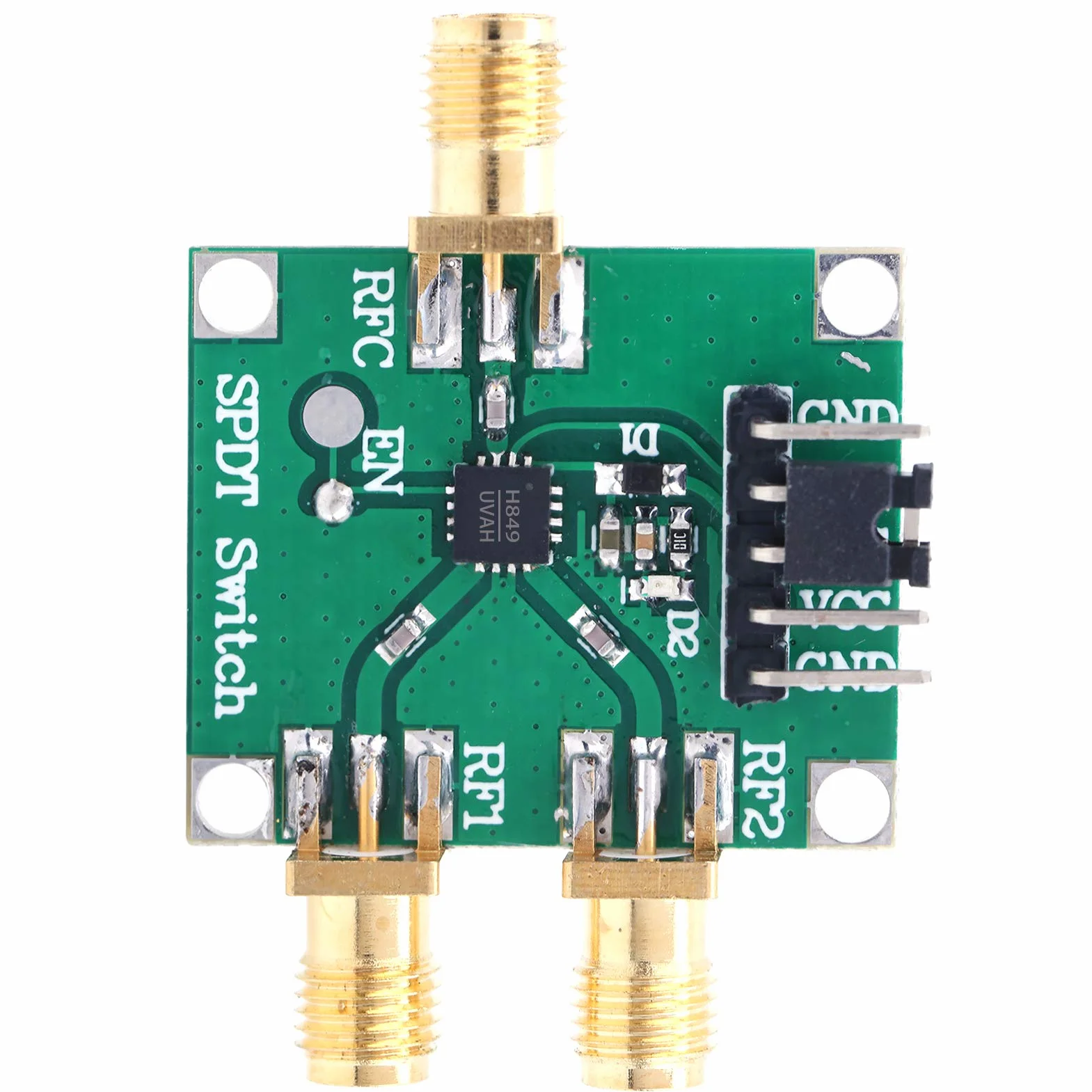 Standardowy moduł przełącznika RF, bezprzewodowy pilot zdalnego sterowania HMC349, HMC849 3-5V 50 omów z PCB,moduł