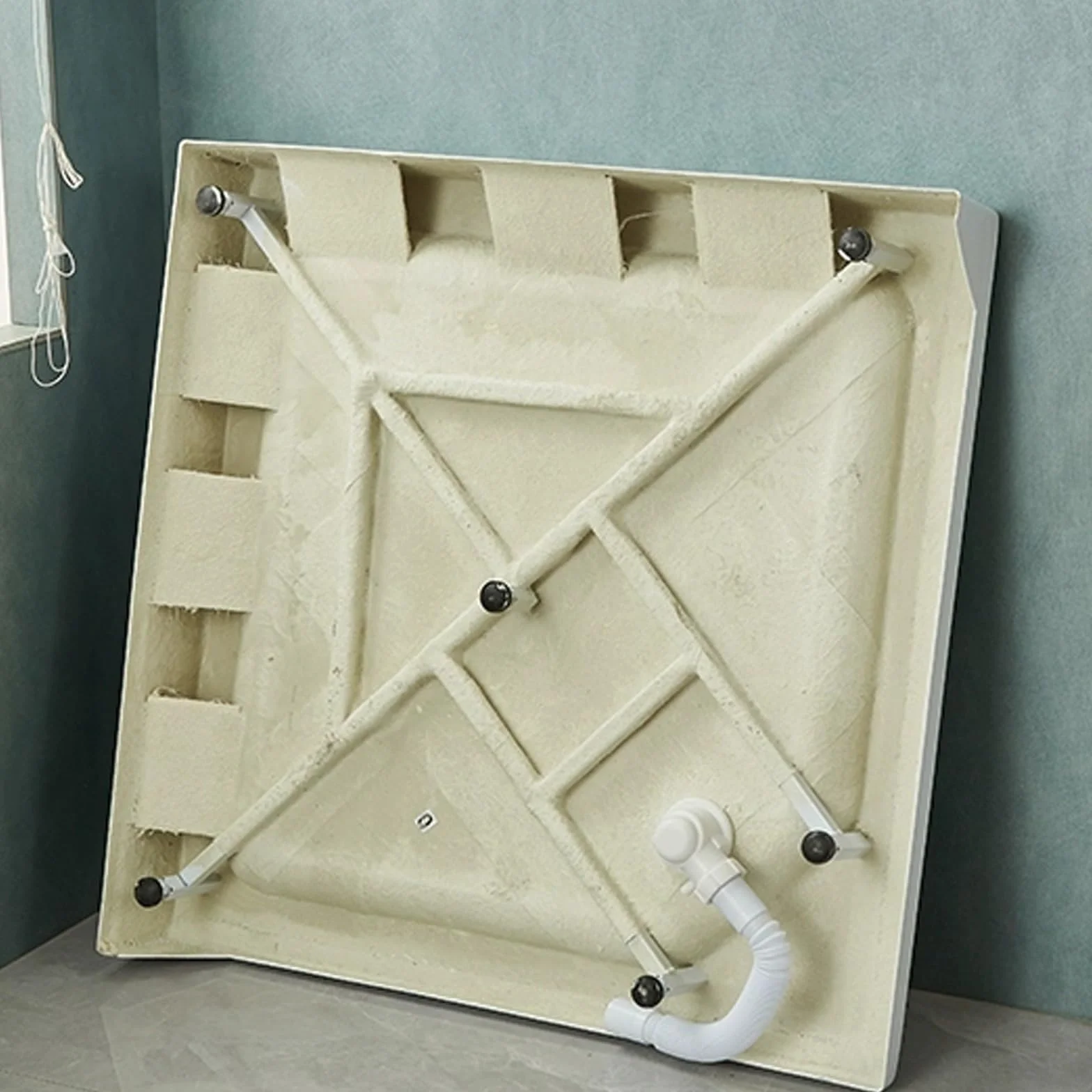 Brodzik akrylowy kwadratowy 85x85 cm antypoślizgowy 260 kg do kampera