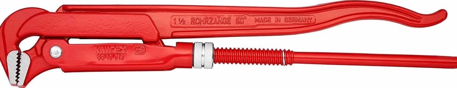KNIPEX Klucz nastawny do rur 90° malowany proszkowo czerwony 420 mm 83 10 015