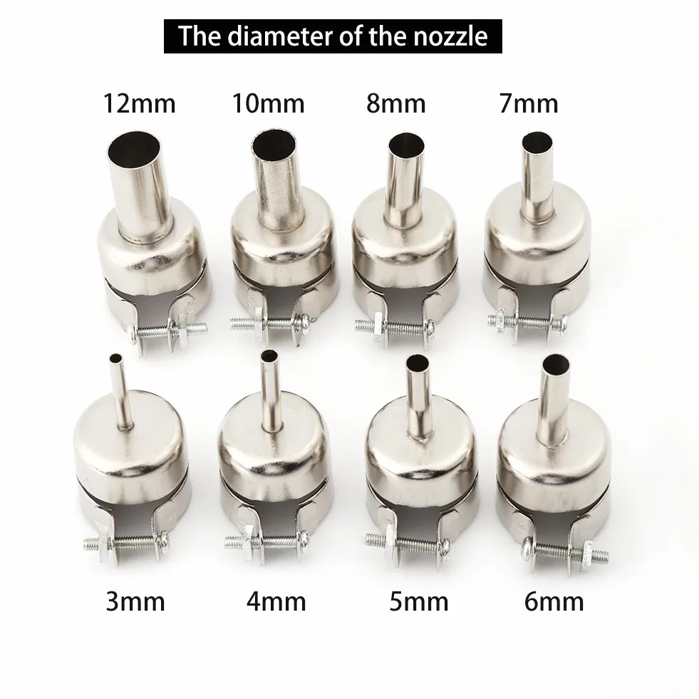 Dysze spawalnicze 8 szt. zestaw do opalarki 3-12 mm