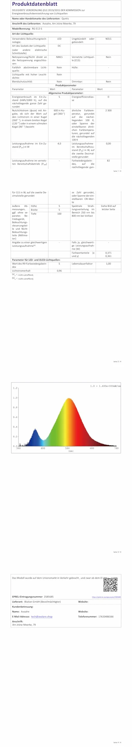 Quntis Girlanda Solarna 12M/41ft 15+1 Żarówek LED 8 Trybów Jasności IP44 Ciepły Biały
