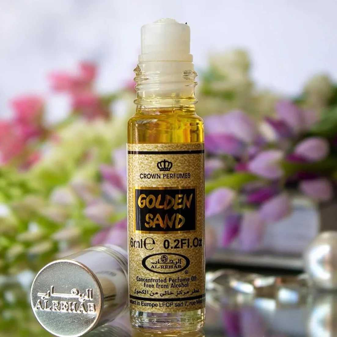Golden Sand 6 ml zapach perfum – Al Rehab Misk olejek perfumowany dla mężczyzn i kobiet, piżmo