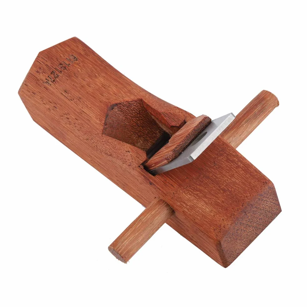 Woodcraft Handebene Holzhobel mit Messingspitze Edelstahlhobel 127mm