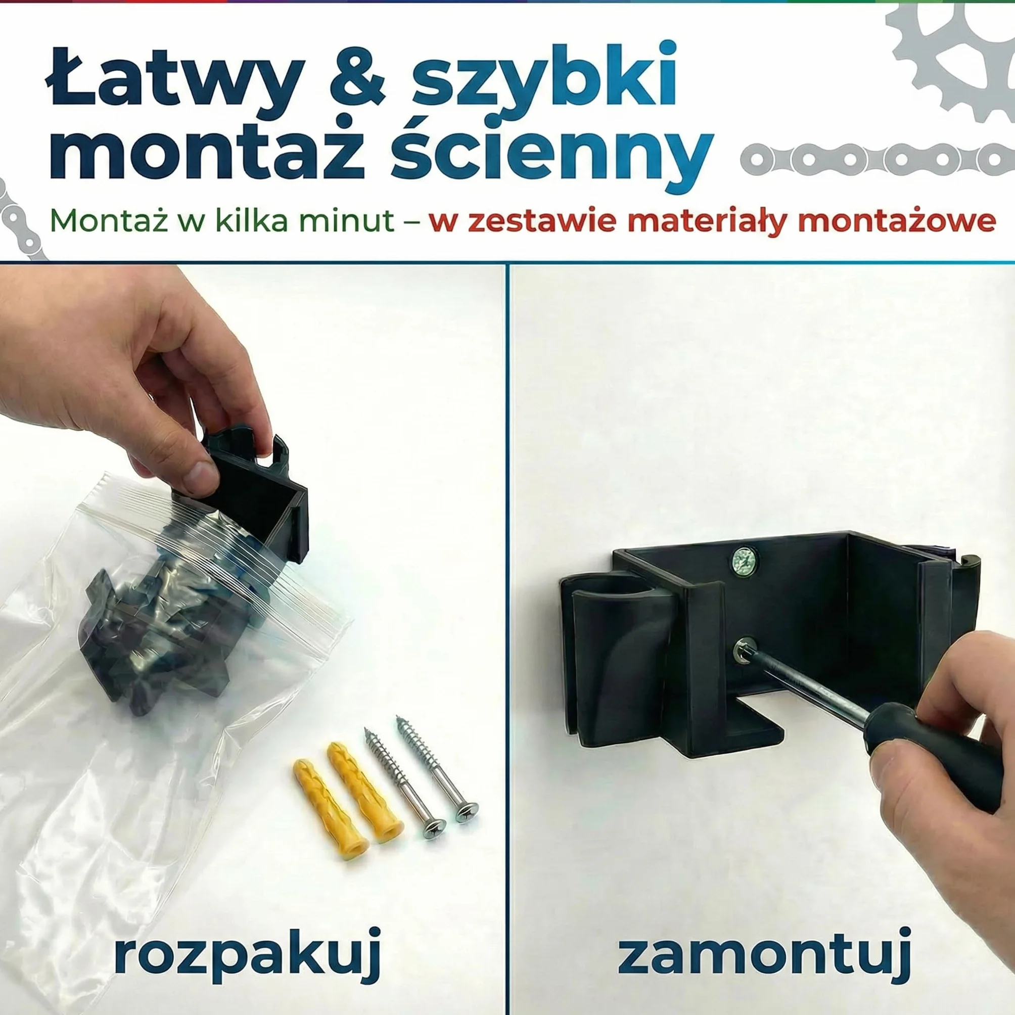 Uchwyt ścienny do ładowarki Bosch E-Bike 4A Smart System akcesoria montażowe