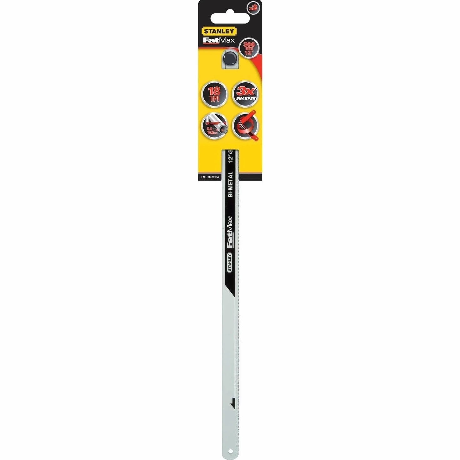Stanley FatMax FMHT0-20195 Hojas de Sierra Bimetal 24dpp (2 ud)