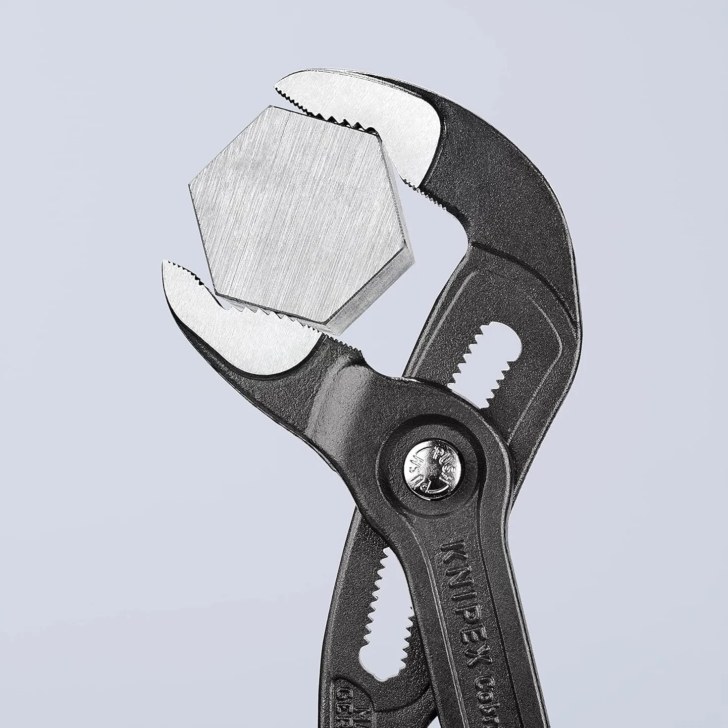 KNIPEX Cobra szczypce nastawne do rur 87 01 300 SB fosforanowana antypoślizgowe